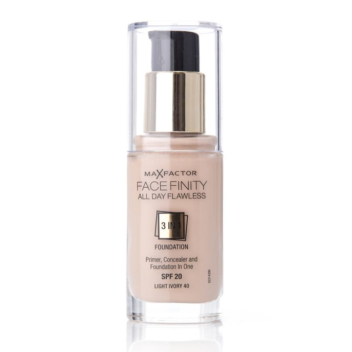 Max Factor Facefinity 3 In 1 Foundation 40 Light Ivory in de groep BEAUTY & HEALTH / Makeup / Make-up gezicht / Foundation bij TP E-commerce Nordic AB (C04317)