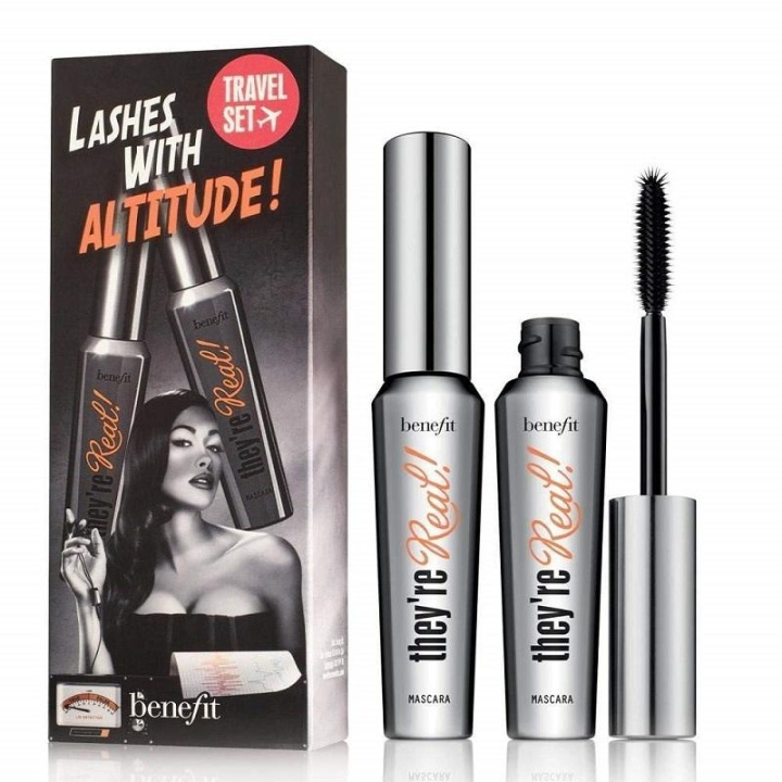 Benefit Duo Set: They\'re Real! Mascara Jet Black 2x8,5 g in de groep BEAUTY & HEALTH / Makeup / Ogen & Wenkbrauwen / Mascara bij TP E-commerce Nordic AB (C05757)