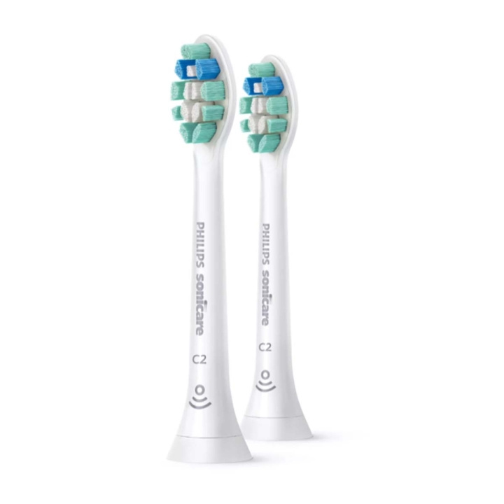 HX9022/10 Sonicare C2 Optimal Plaque Defence - 2 stuks Wit in de groep BEAUTY & HEALTH / Mondverzorging / Elektrische tandenborstelaccessoires bij TP E-commerce Nordic AB (C06208)