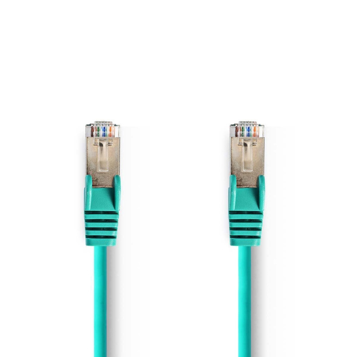 Nedis CAT5e Netwerkkabel | SF/UTP | RJ45 Male | RJ45 Male | 5.00 m | Rond | PVC | Groen | Polybag in de groep COMPUTERS & RANDAPPARATUUR / Computerkabels / Netwerkkabels / Cat5e bij TP E-commerce Nordic AB (C07109)