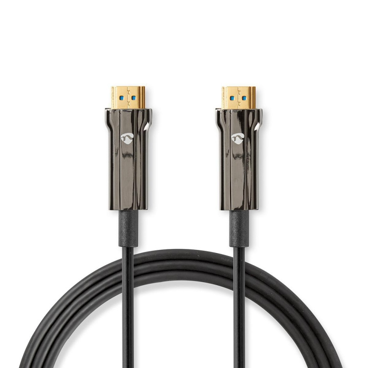 Nedis Actieve Optische Ultra High Speed HDMI™-Kabel met Ethernet | HDMI™ Connector | HDMI™ Connector | 8K@60Hz | 48 Gbps | 100.0 m | Rond | PVC | Zwart | Gift Box in de groep HOME ELECTRONICS / Kabels & Adapters / HDMI / Kabels bij TP E-commerce Nordic AB (C07781)