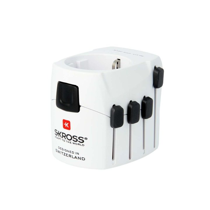 Reisadapter Wereld PRO Geaard in de groep HUISHOUDEN & TUIN / Elektriciteit & Verlichting / Reisadapters bij TP E-commerce Nordic AB (C09184)