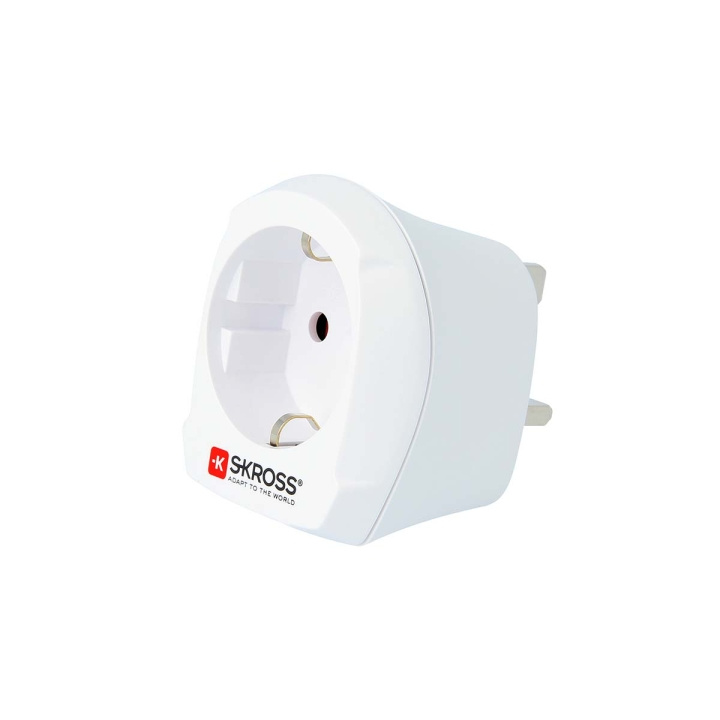 SKROSS Reisadapter Europa-naar-UK Geaard in de groep HUISHOUDEN & TUIN / Elektriciteit & Verlichting / Reisadapters bij TP E-commerce Nordic AB (C09194)