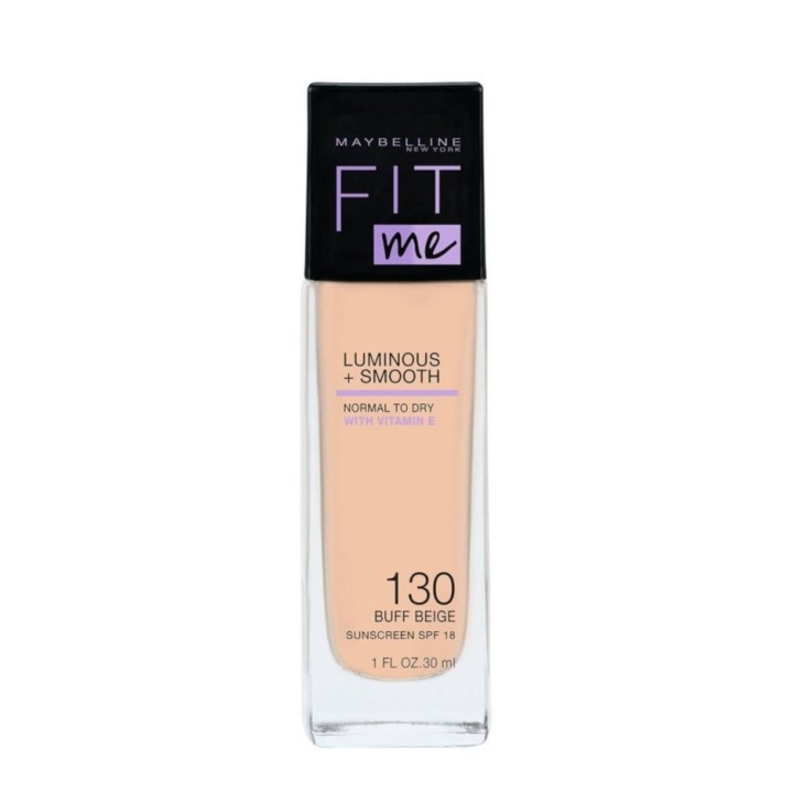 Maybelline Fit Me Luminous + Smooth Foundation - 130 Buff Beige in de groep BEAUTY & HEALTH / Makeup / Make-up gezicht / Foundation bij TP E-commerce Nordic AB (C10124)