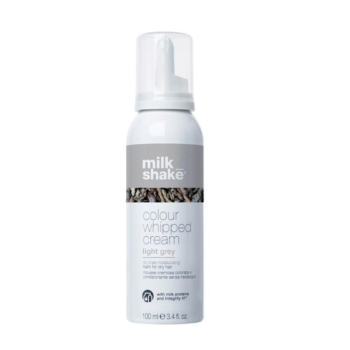 Milk_Shake Colour Whipped Cream Light Gray 100ml in de groep BEAUTY & HEALTH / Haar & Styling / Haarverzorging / Haarverf / Haarverf & Kleurbommen bij TP E-commerce Nordic AB (C10317)