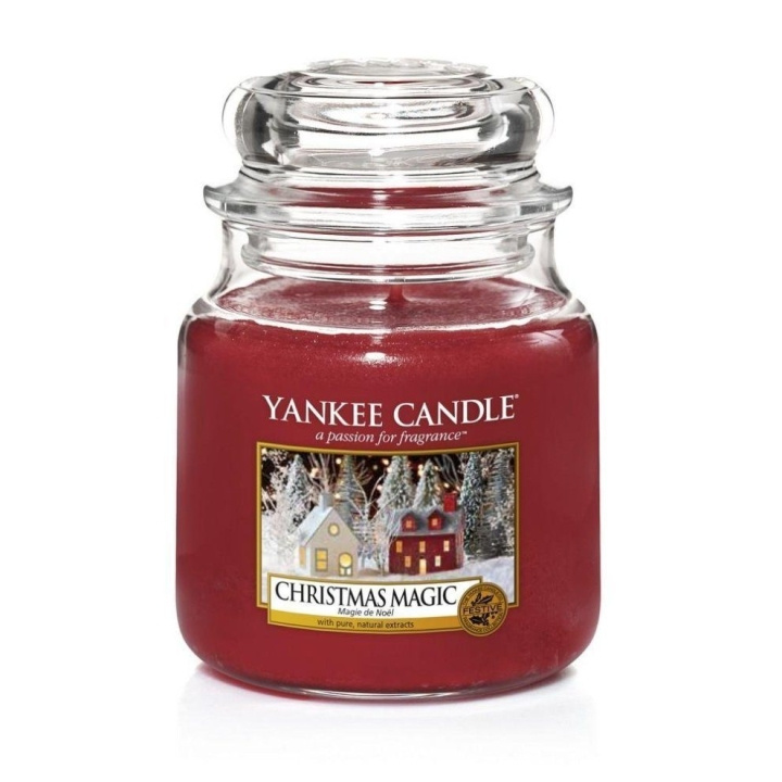 Yankee Candle Classic Medium Jar Christmas Magic 411g in de groep BEAUTY & HEALTH / Geuren & Parfum / Overige geuren / Geurkaarsen bij TP E-commerce Nordic AB (C10831)