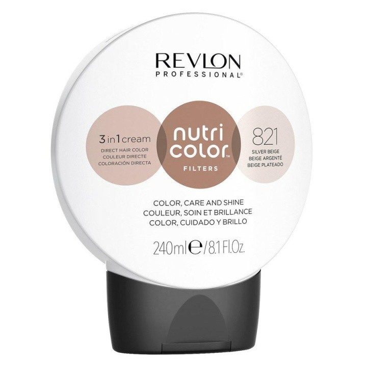 Revlon Nutri Color 821 Silver Beige 240ml in de groep BEAUTY & HEALTH / Haar & Styling / Haarverzorging / Haarmasker bij TP E-commerce Nordic AB (C11078)