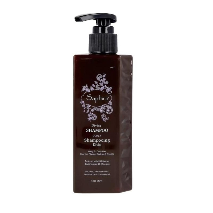 Saphira Curly Divine Schampoo 250ml in de groep BEAUTY & HEALTH / Haar & Styling / Haarverzorging / Shampoo bij TP E-commerce Nordic AB (C11113)