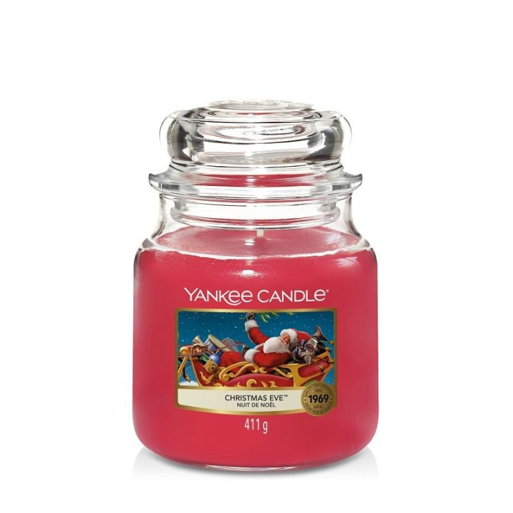 Yankee Candle Classic Medium Jar Christmas Eve 411g in de groep BEAUTY & HEALTH / Geuren & Parfum / Overige geuren / Geurkaarsen bij TP E-commerce Nordic AB (C11249)