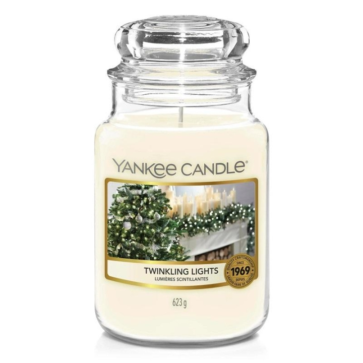 Yankee Candle Classic Large Twinkling Lights 623g in de groep BEAUTY & HEALTH / Geuren & Parfum / Overige geuren / Geurkaarsen bij TP E-commerce Nordic AB (C11251)