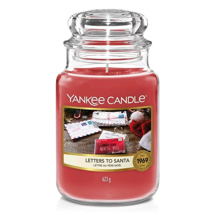 Yankee Candle Classic Large Letters To Santa 623g in de groep BEAUTY & HEALTH / Geuren & Parfum / Overige geuren / Geurkaarsen bij TP E-commerce Nordic AB (C11254)