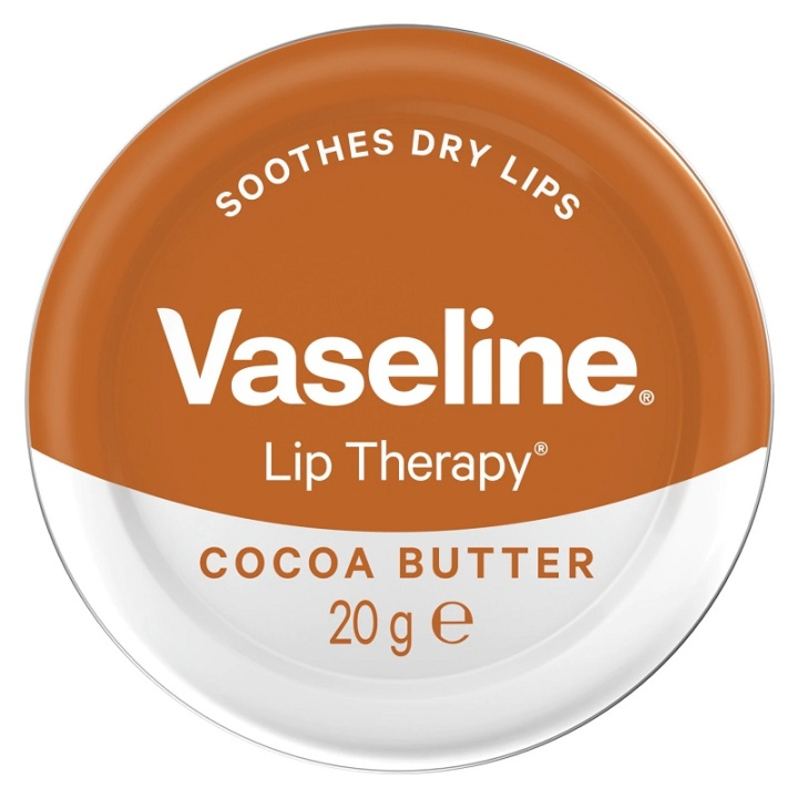 Vaseline Lip Therapy Petroleum Jelly Pot Cocoa 20g in de groep BEAUTY & HEALTH / Makeup / Lippen / Lippenbalsem bij TP E-commerce Nordic AB (C11526)