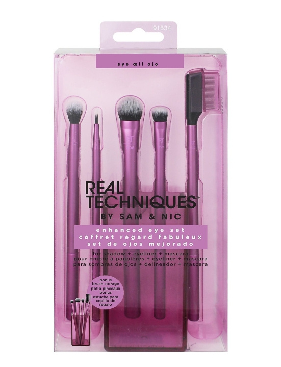 Real Techniques Enhanced Eye Set in de groep BEAUTY & HEALTH / Makeup / Tools & Make-up set / Borstels & kwastjes bij TP E-commerce Nordic AB (C11832)