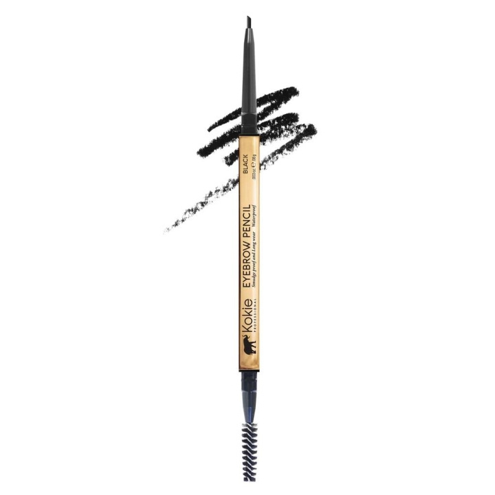 Kokie Micro-Fine Eyebrow Pencil Black in de groep BEAUTY & HEALTH / Makeup / Ogen & Wenkbrauwen / Wenkbrauwpotloden bij TP E-commerce Nordic AB (C12873)