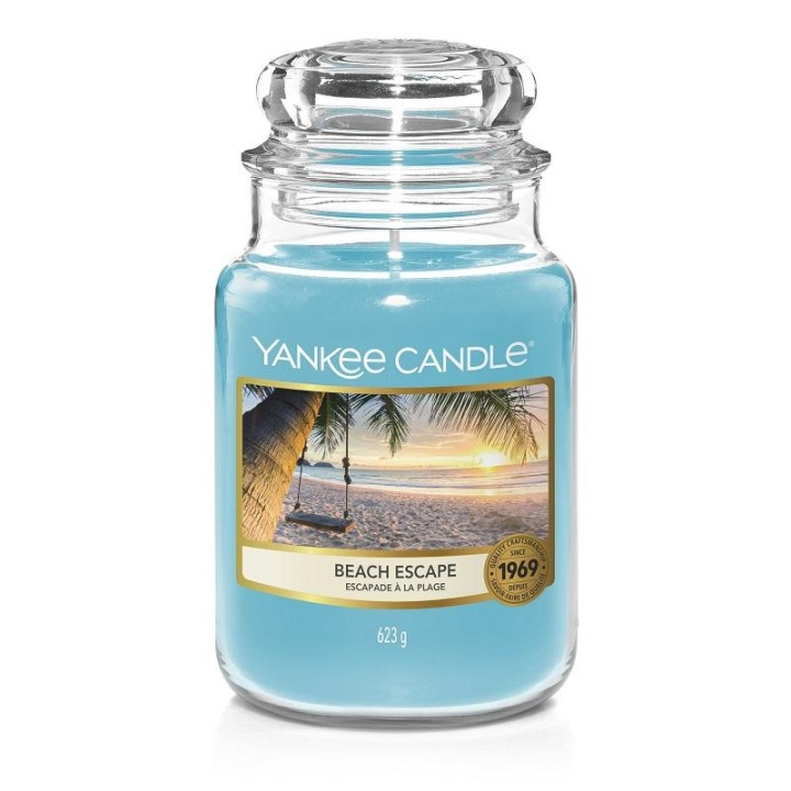 Yankee Candle Classic Large Jar Beach Escape 623g in de groep BEAUTY & HEALTH / Geuren & Parfum / Overige geuren / Geurkaarsen bij TP E-commerce Nordic AB (C12949)