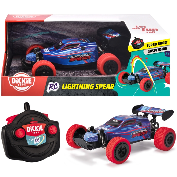 Dickie RC Lightning Spear in de groep SPEELGOED, KINDER- & BABYPRODUCTEN / Op afstand bestuurbaar / Afstand bestuurbare auto\'s bij TP E-commerce Nordic AB (C13058)