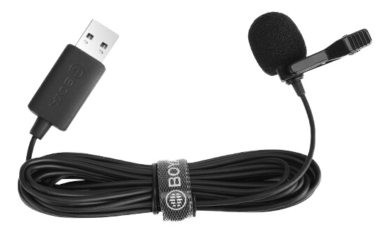 Boya Lavalier USB Microphone in de groep HOME ELECTRONICS / Audio & Beeld / Handmicrofoons bij TP E-commerce Nordic AB (C13977)