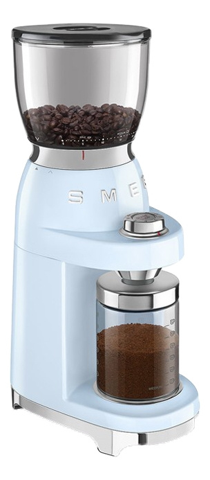 SMEG Coffee grinder pastel blue in de groep HUISHOUDEN & TUIN / Huishoudelijke apparaten / Koffiezetapparaten en accessoires / Koffiemolens bij TP E-commerce Nordic AB (C14581)