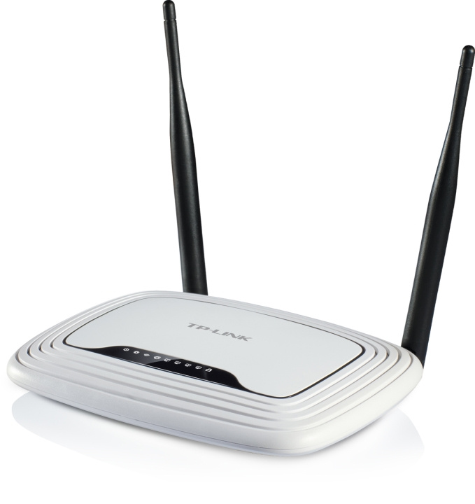 TP-LINK, trådlös router med 4-ports switch, 300Mbps, 802.11n in de groep COMPUTERS & RANDAPPARATUUR / Netwerk / Routers bij TP E-commerce Nordic AB (C14720)