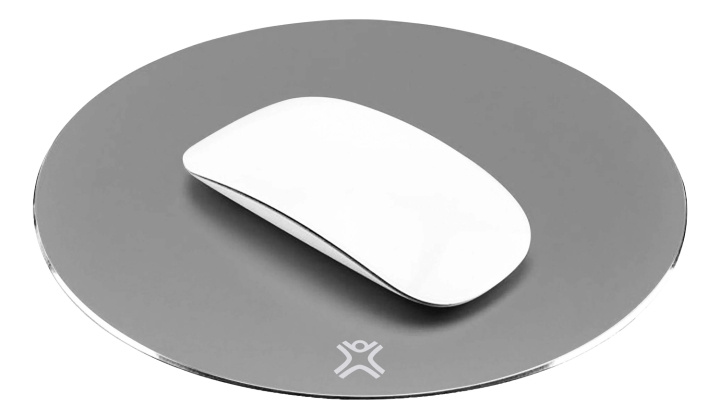 ROUND ALUMINUM MOUSE PADS - Space Grey in de groep COMPUTERS & RANDAPPARATUUR / Muizen en toetsenborden / Muismat bij TP E-commerce Nordic AB (C14734)