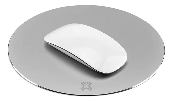 ROUND ALUMINUM MOUSE PADS - Silver in de groep COMPUTERS & RANDAPPARATUUR / Muizen en toetsenborden / Muismat bij TP E-commerce Nordic AB (C14736)