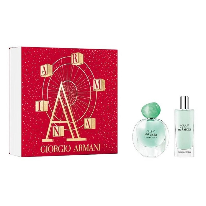 Giftset Armani Acqua Di Gioia Edp 30ml + Edp 15ml in de groep BEAUTY & HEALTH / Geuren & Parfum / Parfum / Parfum voor haar bij TP E-commerce Nordic AB (C14880)