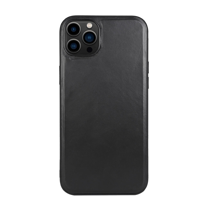 Phone Case Leather MagSeries Black - iPhone 14 Plus in de groep SMARTPHONE & TABLETS / Mobielbescherming / Apple / iPhone 14 bij TP E-commerce Nordic AB (C15698)