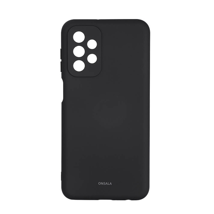 Phone Case Silicone Black - Samsung Galaxy A23 5G in de groep SMARTPHONE & TABLETS / Mobielbescherming / Samsung bij TP E-commerce Nordic AB (C15867)