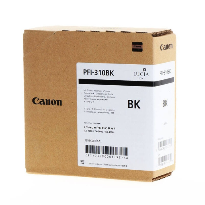 Ink 2359C001 PFI-310 Black in de groep COMPUTERS & RANDAPPARATUUR / Printers & Accessoires / Inkt & Toner / Inktpatronen / Canon bij TP E-commerce Nordic AB (C16020)