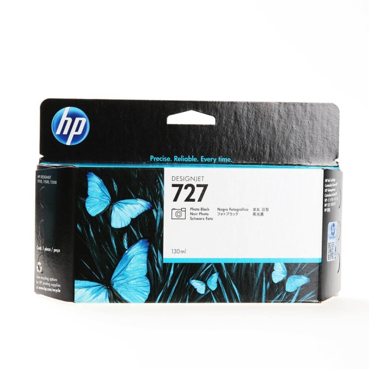 Ink B3P23A 727 Photo Black 130ml in de groep COMPUTERS & RANDAPPARATUUR / Printers & Accessoires / Inkt & Toner / Inktpatronen / HP bij TP E-commerce Nordic AB (C17370)