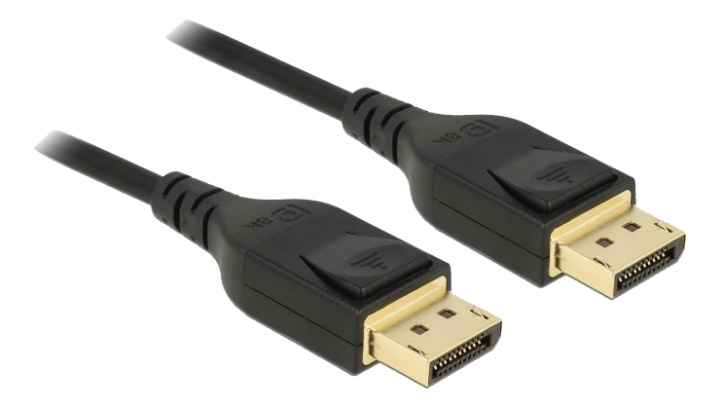 DisplayPort cable 8K 60 Hz 1m DP 8K certified in de groep COMPUTERS & RANDAPPARATUUR / Computerkabels / DisplayPort / Kabels bij TP E-commerce Nordic AB (C17686)