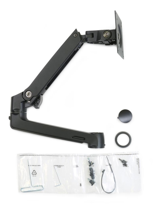 Ergotron LX Dual Stacking Arm, Extension and Collar Kit, Matte Black in de groep COMPUTERS & RANDAPPARATUUR / Computermonitor / Monitorarmen & steunen bij TP E-commerce Nordic AB (C17695)