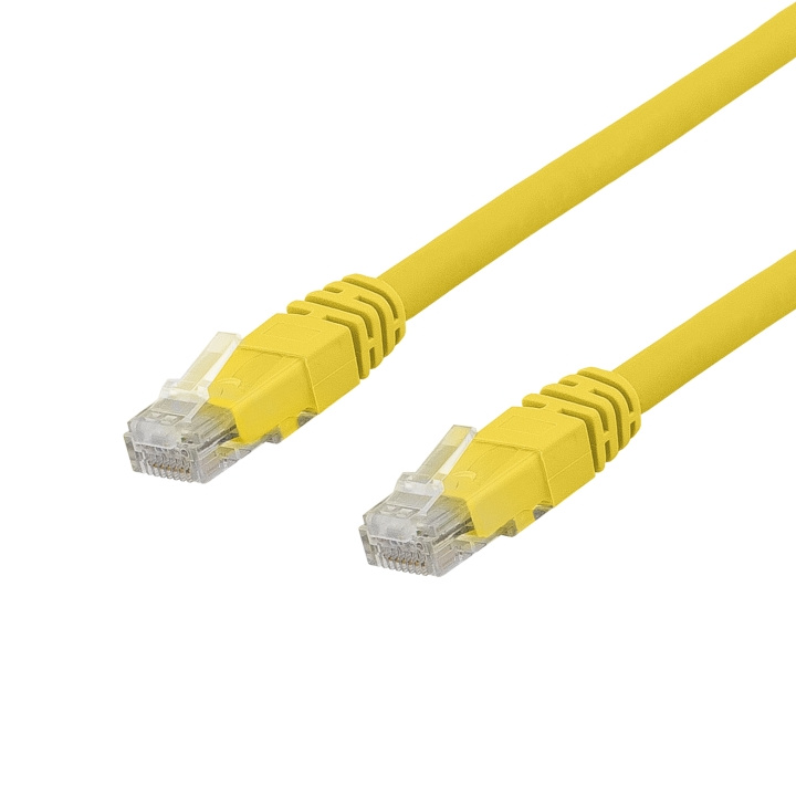 DELTACO U/UTP Cat6a patchkabel, Delta cert, LSZH, 2m, gul in de groep COMPUTERS & RANDAPPARATUUR / Computerkabels / Netwerkkabels / Cat6 bij TP E-commerce Nordic AB (C18217)