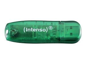 Intenso USB Drive 2.0 8GB Grön in de groep HOME ELECTRONICS / Opslagmedia / USB-geheugen / USB 2.0 bij TP E-commerce Nordic AB (C20165)