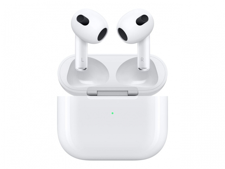 Apple AirPods (3rd generation) with Lightning Charging Case, Fyndvara in de groep HOME ELECTRONICS / Audio & Beeld / Koptelefoon & Accessoires / Koptelefoon bij TP E-commerce Nordic AB (C20882D)