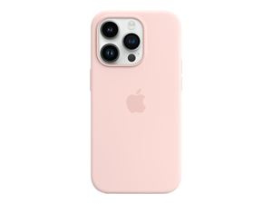 Apple iPhone 14 Pro Silicone Case with MagSafe - Chalk Pink in de groep SMARTPHONE & TABLETS / Mobielbescherming / Apple / iPhone 14 bij TP E-commerce Nordic AB (C21215)