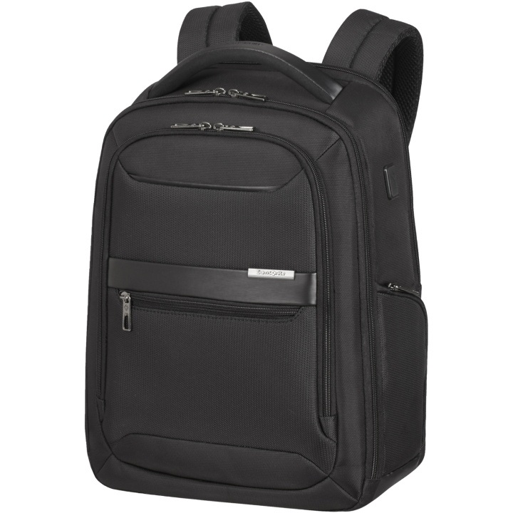 Samsonite Vectura EVO Laptop Ryggsäck 14,1 Svart in de groep COMPUTERS & RANDAPPARATUUR / Laptops & accessoires / Computertassen / Computerrugzak bij TP E-commerce Nordic AB (C22081)