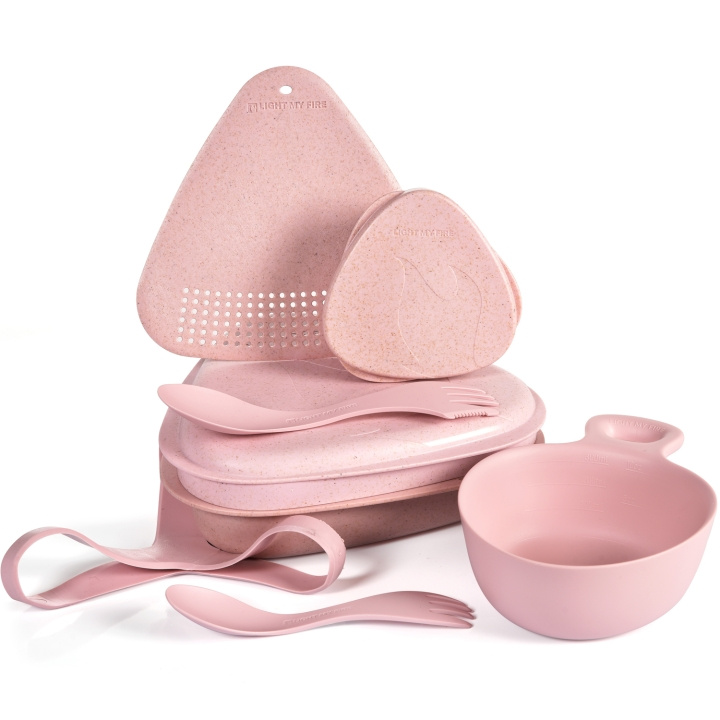 Light My Fire Outdoor MealKit 8pcs Dusty Pink in de groep SPORT, VRIJE TIJD & HOBBY / Buitenrecreatie / Buiten koken bij TP E-commerce Nordic AB (C22135)