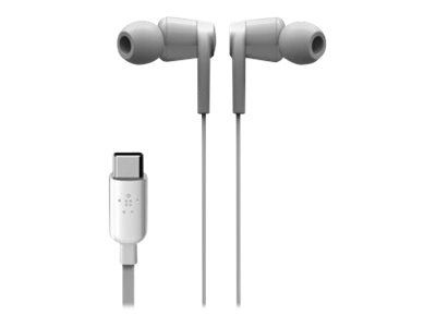 Belkin Usb-C In-Ear Headphone White in de groep HOME ELECTRONICS / Audio & Beeld / Koptelefoon & Accessoires / Koptelefoon bij TP E-commerce Nordic AB (C22225)