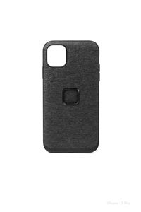 Peak Design Everyday Fabric Case iPhone 11 Pro - Charcoal in de groep SMARTPHONE & TABLETS / Mobielbescherming / Apple / Make-up spiegel / Verzinnen bij TP E-commerce Nordic AB (C22283)