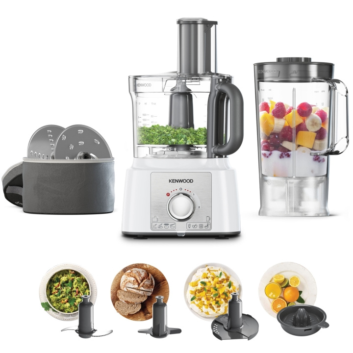 Kenwood Matberedare FDP65.450WH MultiPro Express in de groep HUISHOUDEN & TUIN / Huishoudelijke apparaten / Keukentools & -apparatuur / Voedselverwerkers bij TP E-commerce Nordic AB (C23219)