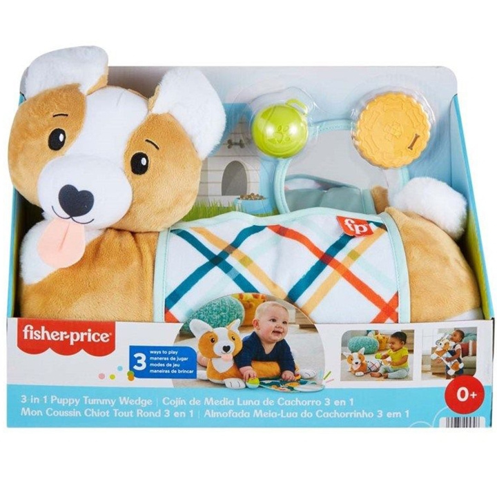 Fisher Price 3-in-1 Puppy Tummy Wedge in de groep SPEELGOED, KINDER- & BABYPRODUCTEN / Babyspeelgoed / Activiteitenspeelgoed bij TP E-commerce Nordic AB (C23427)