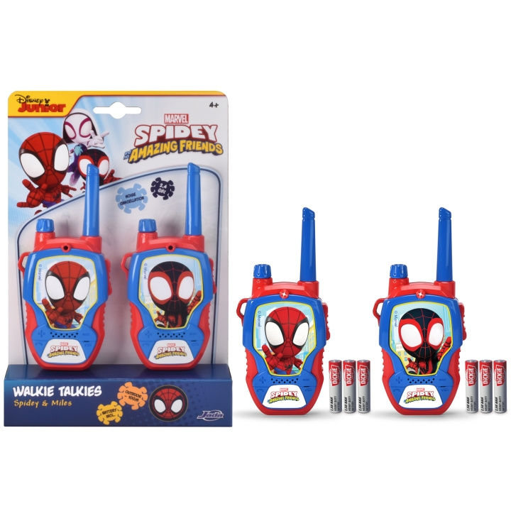 Jada Toys Marvel Spidey Walkie-Talkies in de groep SPORT, VRIJE TIJD & HOBBY / Buitenrecreatie / Walkietalkies bij TP E-commerce Nordic AB (C24934)