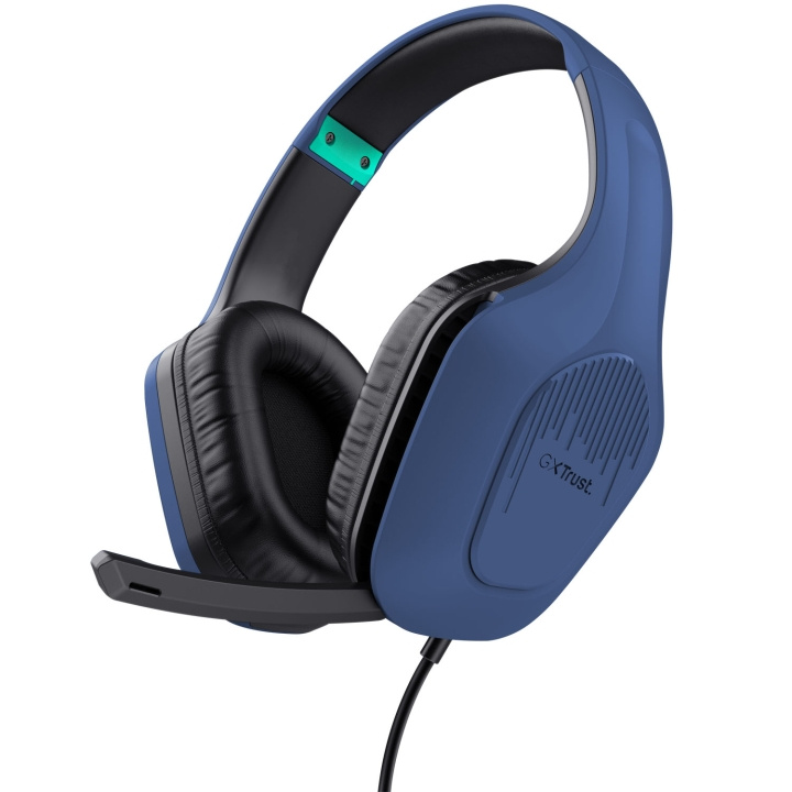 Trust GXT 415B Zirox Gaming Headset Blå in de groep COMPUTERS & RANDAPPARATUUR / GAMING / Koptelefoon bij TP E-commerce Nordic AB (C25457)