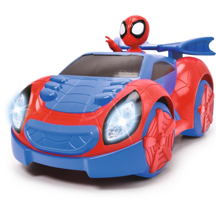 Jada Toys Marvel Spidey Radiostyrd Racingbil in de groep SPEELGOED, KINDER- & BABYPRODUCTEN / Op afstand bestuurbaar / Afstand bestuurbare auto\'s bij TP E-commerce Nordic AB (C25513)