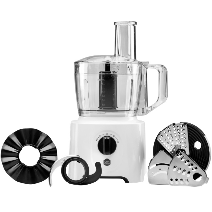 OBH Nordica Matberedare Easy force food processor 700 W white FO2441S0 in de groep HUISHOUDEN & TUIN / Huishoudelijke apparaten / Keukentools & -apparatuur / Voedselverwerkers bij TP E-commerce Nordic AB (C25530)