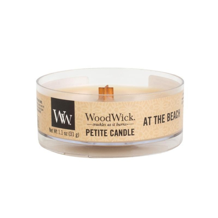 WoodWick Petite - At The Beach in de groep BEAUTY & HEALTH / Geuren & Parfum / Overige geuren / Geurkaarsen bij TP E-commerce Nordic AB (C25960)