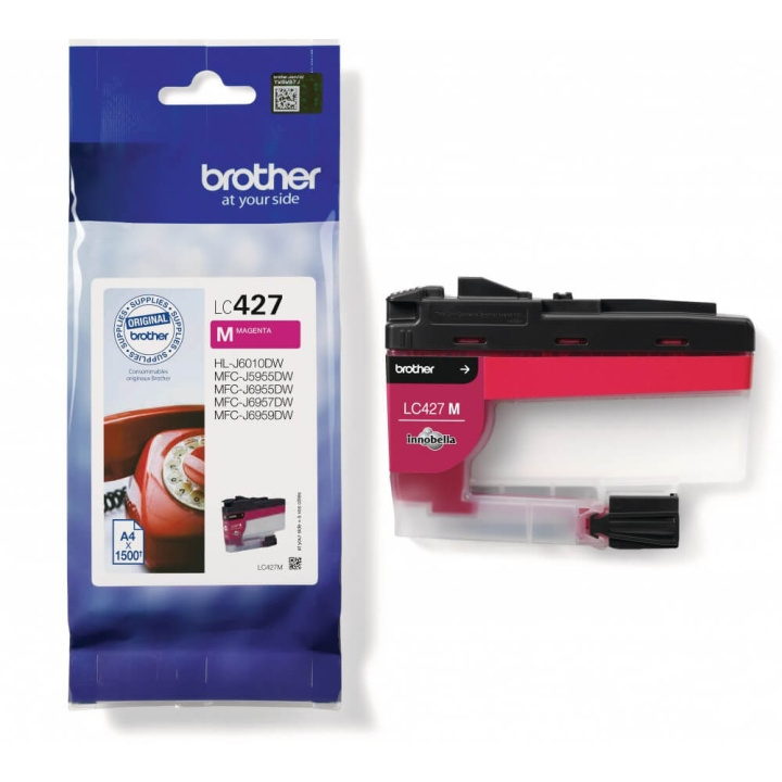 Ink LC427M LC-427 Magenta in de groep COMPUTERS & RANDAPPARATUUR / Printers & Accessoires / Inkt & Toner / Toner / Brother bij TP E-commerce Nordic AB (C26160)