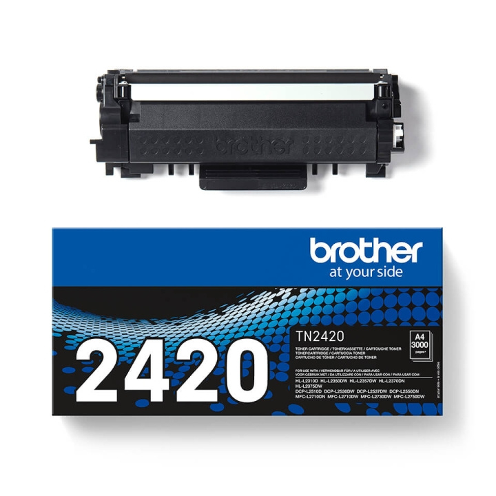 Toner TN2420 TN-2420 Black in de groep COMPUTERS & RANDAPPARATUUR / Printers & Accessoires / Inkt & Toner / Toner / Brother bij TP E-commerce Nordic AB (C26196)