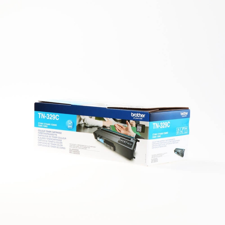 Toner TN329C TN-329 Cyan in de groep COMPUTERS & RANDAPPARATUUR / Printers & Accessoires / Inkt & Toner / Toner / Brother bij TP E-commerce Nordic AB (C26241)